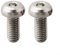 Premium and Lightweight Titanium Bike Bottle Holder Bolts, M5x12mm Screws for Water Bottle Cage (titanium)