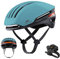 LIZVIE Fahrradhelm mit Bluetooth, intelligenter Fahrradhelm für Erwachsene Männer Frauen mit eingebauten Lautsprechern, intelligenter Kommunikations-Fahrradhelms. (Tintenblau, M/L)