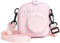 Kuprusar Camera Protective Case for Instax Mini Camera, Hard Carrying Case EVA Storage Protective Bag with Shoulder Strap for Fuji Mini 99/90/40/EVO/12/11/10/9/8/7+ Instant Camera, Pink