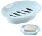 Porte-Savon avec Trou de Drainage, Boite a Savon en Plastique, Porte Savon pour Douche, Porte-éponge, Protection de Savon, pour Garder Le Savon Sec et Propre, Our Salle de Bain Douche Cuisine