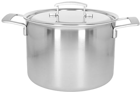 Demeyere Industry 5 Kochtopf mit Deckel 24 cm; 8,0Liter 18/10 Edelstahl
