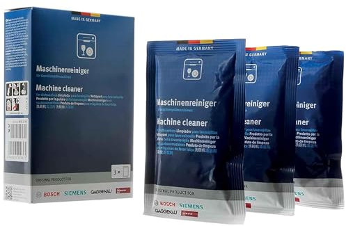 Bosch Reinigungsmittel für Geschirrspüler, Pulver, 3 Beutel 00312193