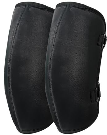 Generisch Rodilleras impermeables para motocicleta, rodilleras elásticas para moto, rodilleras cálidas, rodilleras para moto, para clima frío de invierno al aire libre