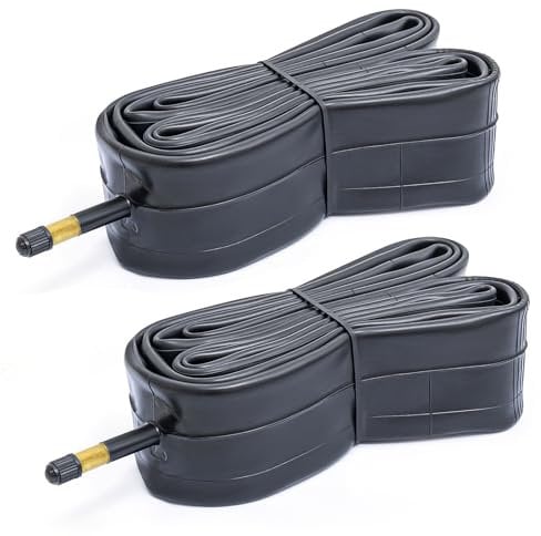 28 Zoll Schläuche 700x35/43C Fahrradschläuche 700x35C 700x38C 700x40C 700x43C 28x1,40 28x1,50 28x1,60 Rennrad/MTB Fahrra Reifen Schläuche, ETRTO 37/45-622 Schläuch, AV48mm Schrader Ventil (2 PCS)