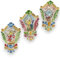 SICILIA BEDDA CAPACI Acquasantiera in Ceramica Caltagirone, h 14 cm ca. (1pz) Colore Casuale