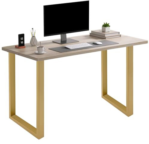 Hanmorfarbi 28in Square Tube Tischbeine 2pcs, Heavy Duty Tischbeine Esstischbeine IndustriemöBel Beine Mit, Multifunktionale Tischbeine FüR Esstische, Couchtische BüRo Schreibtische (Gold)