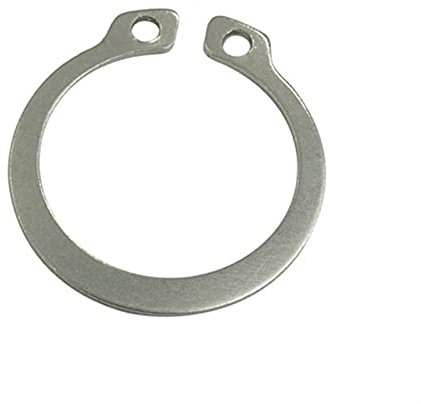 DNVGJUP Lfang- Flache Unterlegscheiben M8-M18. Gourd Edelstahlwelle C-Typelastische Externe Außenring-Sicherungsring-Klemme-Federschloss-Waschmaschine, 50pcs, Reduzieren Sie die Reibung(M8)