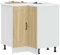 Jiangboyue-853510 Meuble d'angle de cuisine en chêne sonoma