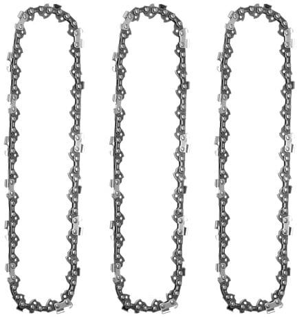 8 Pole Saw Chain Replacement for Greenworks Models PS40B00,PSF301,PSPH40B210,PSPH40B00, PS40B210 & PS40L210,29072 Chainsaw Chain,33 Drive Links 0.050 Gauge 3/8 LP Pitch (3 Pack)