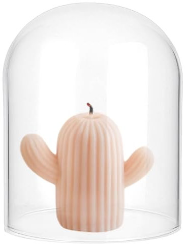 PH PandaHall 10x8cm Cloche Glaskuppel Mini Glasglocke Kristall Ersatzglocke Taschenuhr Displaykuppel Glockenglas Für Schmuck Tafelaufsatz Keine Basis