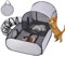 Parc pour chat – Enclos portable pour chat | Pliable et portable | Parc d'intérieur 3 en 1 pour chats, chatons, chiots, lapins, petits animaux, voyage, camping, arrière-cour