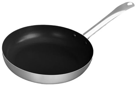 FONDOTIN Nonstick Frying Pan Multi Functional Kitchen Skillet Construction Comfortable Handle for Safe Cooking for Everyday Use