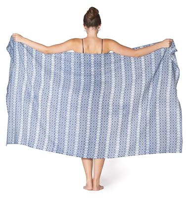 PANASIAM Sarong Indigo Mosaic, 188x100cm
