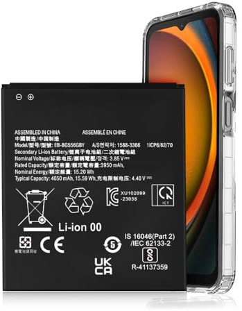 Akku für Galaxy Xcover 7, 4050 mAh EB-BG556GBY Wiederaufladbarer Akku für Galaxy Xcover 7 SM-G556B