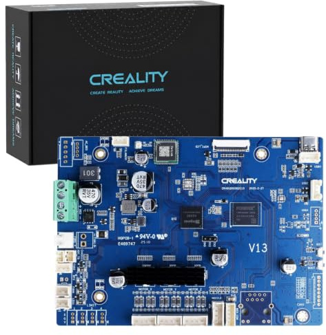 Creality Offizielles K1 C 2025 Mainboard Kit, Original K1 C 2025 Motherboard mit Treiber Silent 32-Bit Control Motherboard Kit, CR4SU200382C13 Ersatzsteuerplatine