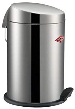 Wesco dustbin Capboy 14 liter stainless steel 121 214-41