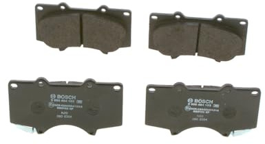 Bosch BP1064 - Brake Pads Car Front Axle - 1 Set of 4 Pads | Bosch Quality - Reduced Noise and Dust - ECE-R90 Certified - Copper-Free