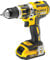Dewalt 18 Volt 2-Gang Akku-Schlagbohrschrauber DCD795D2 (Bürstenloser Motor-Technologie, 2-Gang Vollmetallgetriebe, mit 2x 2,0 Ah Li-Ion Akkus, Schnellladegerät, Gürtelclip, Bithalter, T STAK Box)