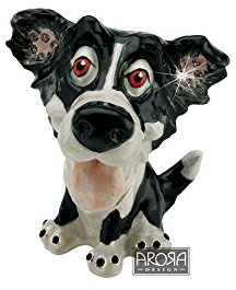 Little Paws Miniatures Trinket Box - Gyp The Border Collie