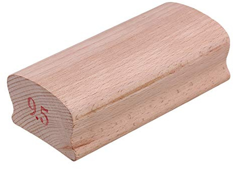 Yibuy 9.5# Wood Radius Sanding Blocks for Guitar Bass Fret Leveling Fingerboard Luthier Tool