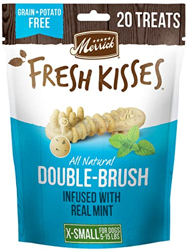 Merrick Fresh Kisses Minz-Atemstreifen, extra klein, 20 Stück