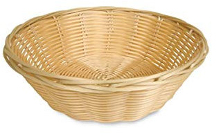 Supreminox laminiert Poly Rattan Korb, oval, 18 cm, Mehrfarbig