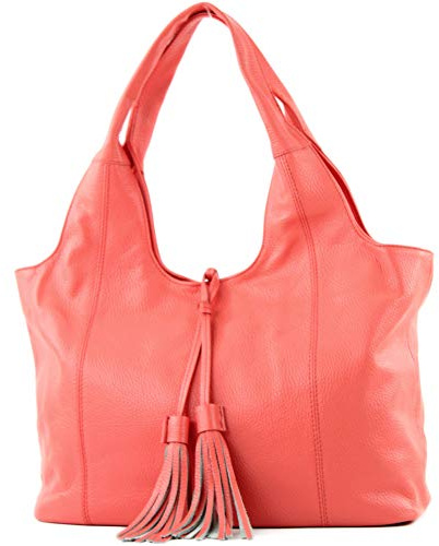 modamoda de - T105 - ital. Schultertasche Groß aus Leder