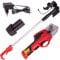 ONVAYA® Elektrische Gartenschere mit Teleskopstiel | Astschere | Strauchschere mit Akku | Baumschere | Teleskopschere | Astschneider