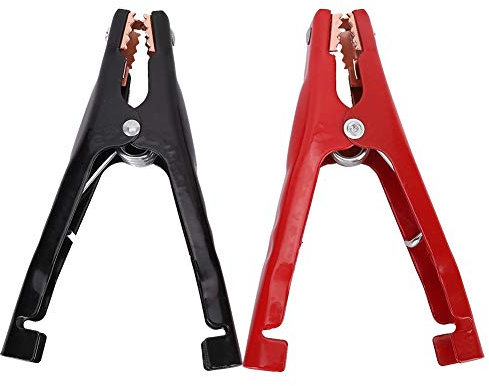 Fydun Clip a coccodrillo per auto 500AMP Coccodrillo isolante Clip per auto Morsetto a coccodrillo per batterie 6 V 12V