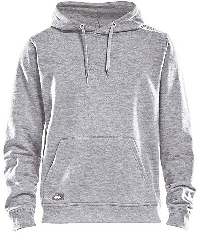 Craft Community Hoodie für Herren | Größe 3XL | Grey Melange | Hoodie Herren | Sweatjacke Herren mit Kapuze | Kapuzenpullover | Sweatshirt | Mikrofaser-Baumwolle-Mix