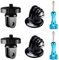 MiPremium Tripod Monopod Mount Adapter for GoPro Hero 13 12 11 10 Max 9 8 6 7 5 4 3 Black Silver Session & Other Action Cameras. 1/4 Mount & Aluminium Thumbscrews Action Cam Accessories