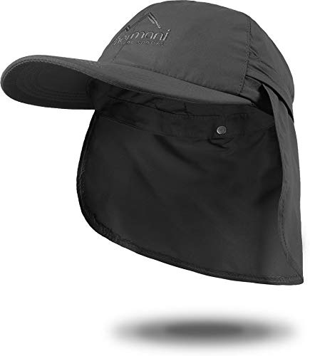 normani 2 in 1 Sommer Cap mit einrollbarem Sonnenschutz Savannah