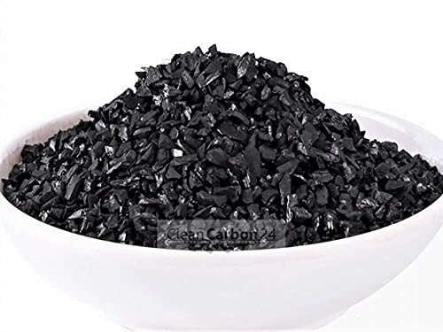 5L | CC24 Frischluft Booster | Aktivkohle Granulat Kokosnussschalen 3,4-4,8 mm | 4x6mesh | Wiederverschließbarer 90my Beutel | Aktivkohle zur Luftreinigung | Energieklasse A
