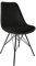 Kick Collection Esszimmerstühl Velvet - Samt - Schwarz - Modern und Hochwertig - Samtstoff und Metall - Erhältlich in vielen Farben