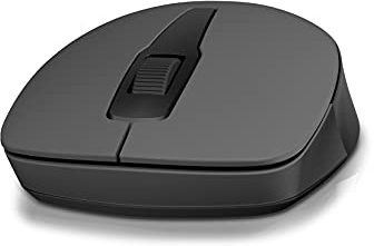 HP 150 Wireless USB Mouse with Ergonomic and ambidextrous Design, 1600 DPI Optical Tracking, 2.4 GHz Wireless connectivity, Dual-Function Scroll Wheel and 12 Month Long Battery Life. 3-Years Warranty.