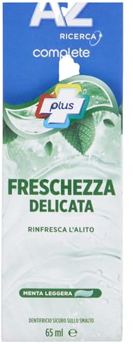 AZ Complete Plus Freschezza Delicata Dentifricio Menta Leggera, 65ml