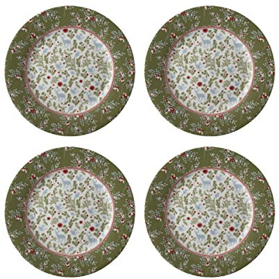 Laura Ashley Stockbridge Collectables Geschenkset 4 Dessertteller 20 cm Porzellan
