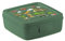 Snips Porta Sandwich | Porta Sandwich Bambino | Decoro Dinosauro | Porta Merenda Bambini |Contenitore per Cibo | 14, 5x 14,5x 5,5 cm |Colore Verde | Made in Italy | 0% BPA