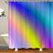 NODATE Duschvorhang 200x220 cm Irisierend Shower Curtains Muster 3D Duschvorhang Antischimmel Irisierend Wasserdicht Textil Waschbar Duschvorhänge für Badezimmer Badewannen