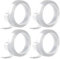 4 Rollen Magic Tape Nano Klebeband Doppelseitig Extra Starkes (1mm Dick), Doppelseitiges Klebeband Ablösbar, Durchsichtig, Spurloses Waschbares Transparent, für Teppich, Küche, Party, Foto-Poster(12M)