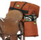 TrailMax Mittelgroße Satteltaschen für Trail-Reiten; Isolierte Satteltaschen für Pferde mit abnehmbarer Cantle Bag; Satteltasche & Cantle Bag Set; Satteltaschen für Western- & Endurance-Sättel, Rost