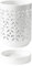 Geroosaty Pots D'Orchidées avec Trous, Pot D'Orchidée en Céramique de 4 Pouces pour Le Rempotage, Pot de Fleurs pour Intérieur et Extérieur, Respirant, Facile à Installer, Blanc