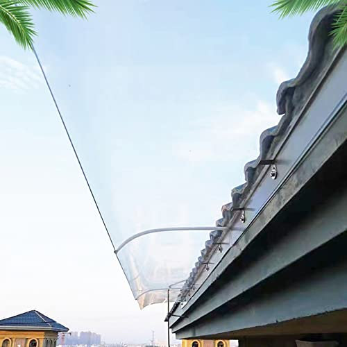 Tenda da Sole per Porta d'ingresso, Tenda da Sole per Porta, Copertura per Finestra, Pioggia, Protezione UV, Pioggia, Neve, tettoia da Giardino, Tenda da Portico dal Design Moderno, Facile d