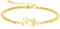 Amaxer Om Breathe Symbol Armband für Frauen Sanskrit Symbol Yoga Spirituelle Harmonie Aum Om Ohm Verstellbar Edelstahl Charm Armband für Uni Box Kette, Einheitsgröße, Edelstahl, Edelstahl