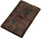 arenmi Vintage Notizbuch mit 160 Seiten Unliniert PU Leder Journal Anhänger Nachfüllbar 6 Ringe Binder Notizbuch für Männer Frauen