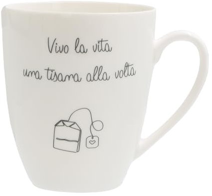 La Porcellana Bianca Mug Tazza da latte Gli Onesti 450 ml