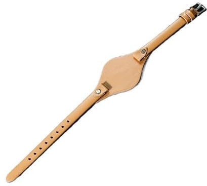 BPBZUTUMDZ Cinturini compatti in pelle elastici for pelle da donna adatti for cinturino Fossil Es3077 Es2830 Es3262 Es3060 Es4176 8mm(Apricot-Steel-K1)