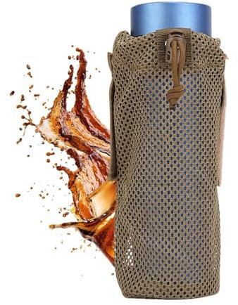 Jubilofex Flaschenhalter,Einstellbarer Kordelzug Flaschenhalter | Stabile Trinkflaschenhalterung Für Outdoor Camping Wandern Reisen Unisex