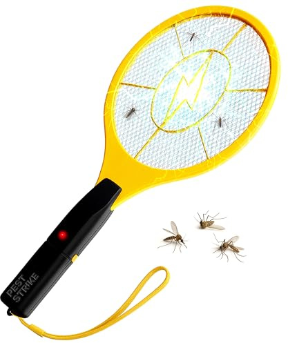 Fliegenklatsche Elektrisch – Batteriebetriebener Mücken- und Insektenfänger-Schläger – Tragbare und Leichte Elektrische Fliegenklatsche für Einfaches Schwingen (Batterie Nicht Enthalten)