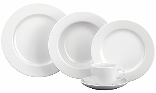 Seltmann Weiden 001.000527 Kombiservice 30-teilig Rondo weiß